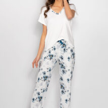 Piżama Damska Model Lucy White – Momenti Per Me