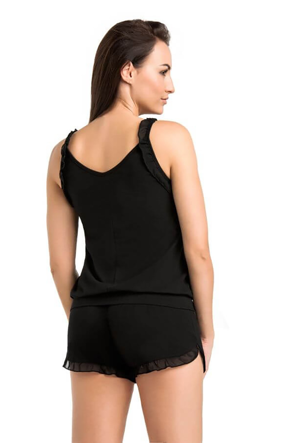 Piżama Damska Model Sleepy 2602-1 Black - Teyli - obrazek 2