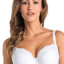 Biustonosz push up Biustonosz Usztywniany Model Marte 202 White – Teyli