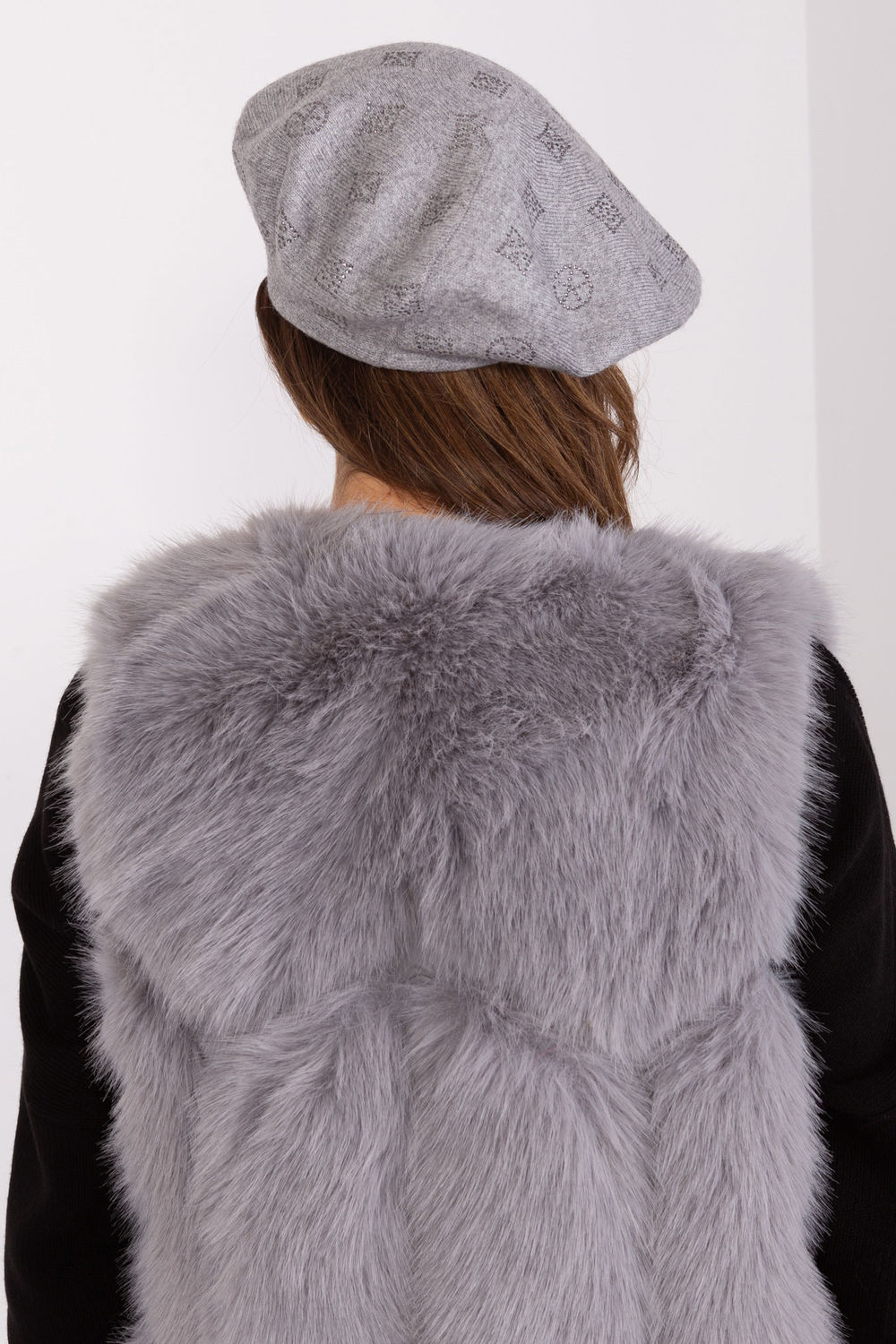 Beret Model AT-CZ-2318.27 Grey - AT - obrazek 3