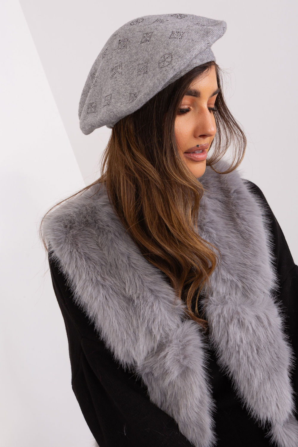 Beret Model AT-CZ-2318.27 Grey - AT - obrazek 4