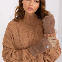 Rękawiczki Model AT-RK-231405.08X Dark Beige – AT