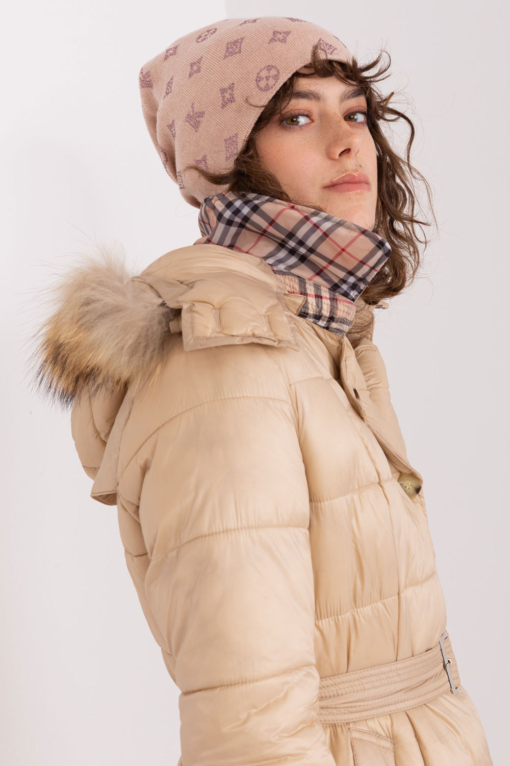 Czapka Model AT-CZ-2325.96 Light Pink - AT - obrazek 2