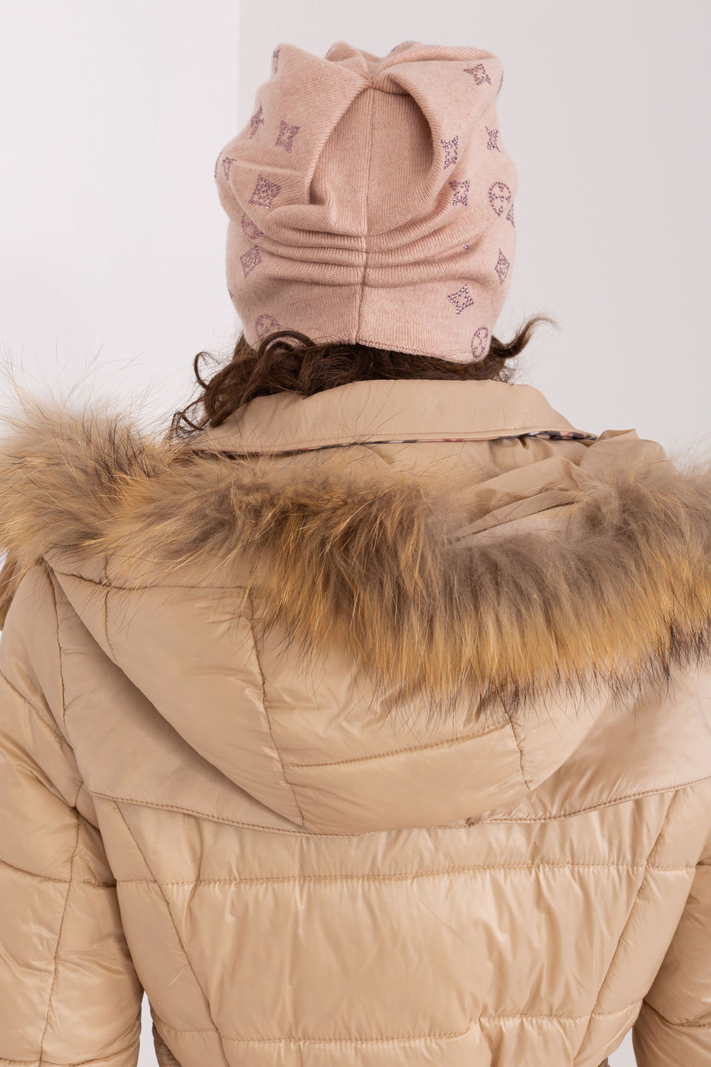 Czapka Model AT-CZ-2325.96 Light Pink - AT - obrazek 3