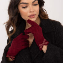 Rękawiczki Model AT-RK-239301.10X Bordo – AT