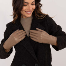 Rękawiczki Model AT-RK-239804.86 Dark Beige – AT