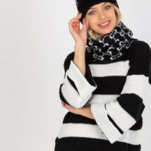 Czapka Damska Model AT-CZ-CM-319.41P Black/White – AT