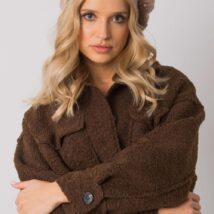 Czapka damska Model AT-CZ-DM-39055 Dark Beige – AT