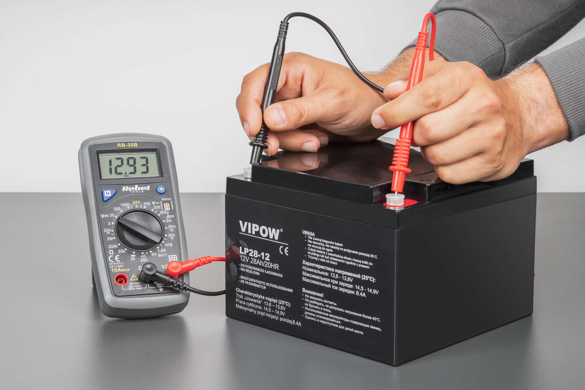 Akumulator żelowy VIPOW 12V 14Ah - obrazek 5