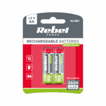 Akumulatorki REBEL HR6 2600 mAh Ni-MH 2szt/bl