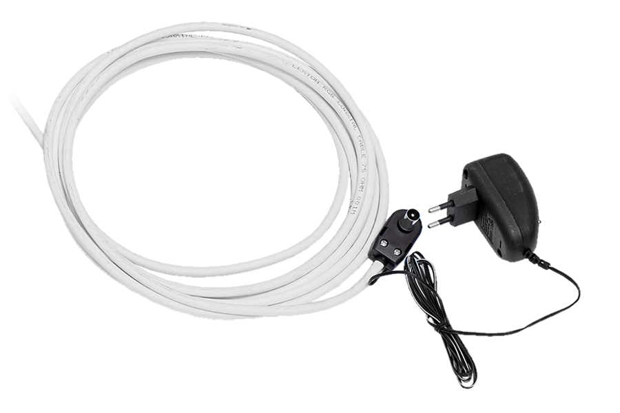 Antena TV pokojowa/zew. Mini-Yagi ze wzmacniaczem i przewodem 5m Barczak - obrazek 2