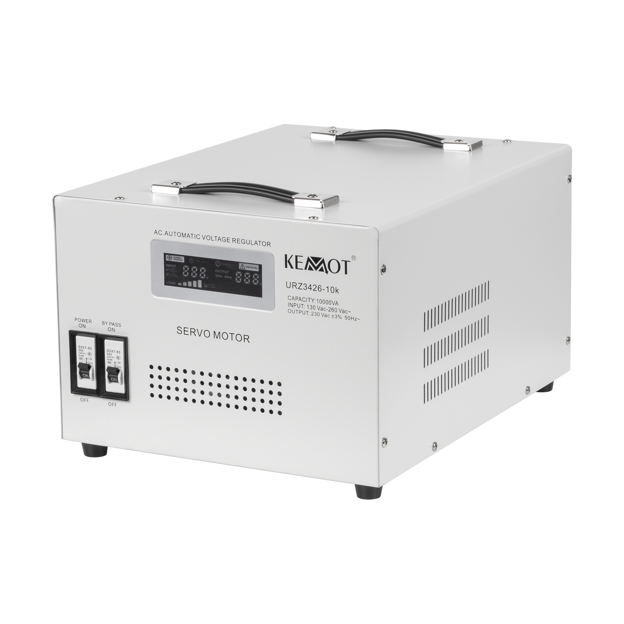 Automatyczny stabilizator napięcia KEMOT MSER-10000 (10000 VA, serwomotor)