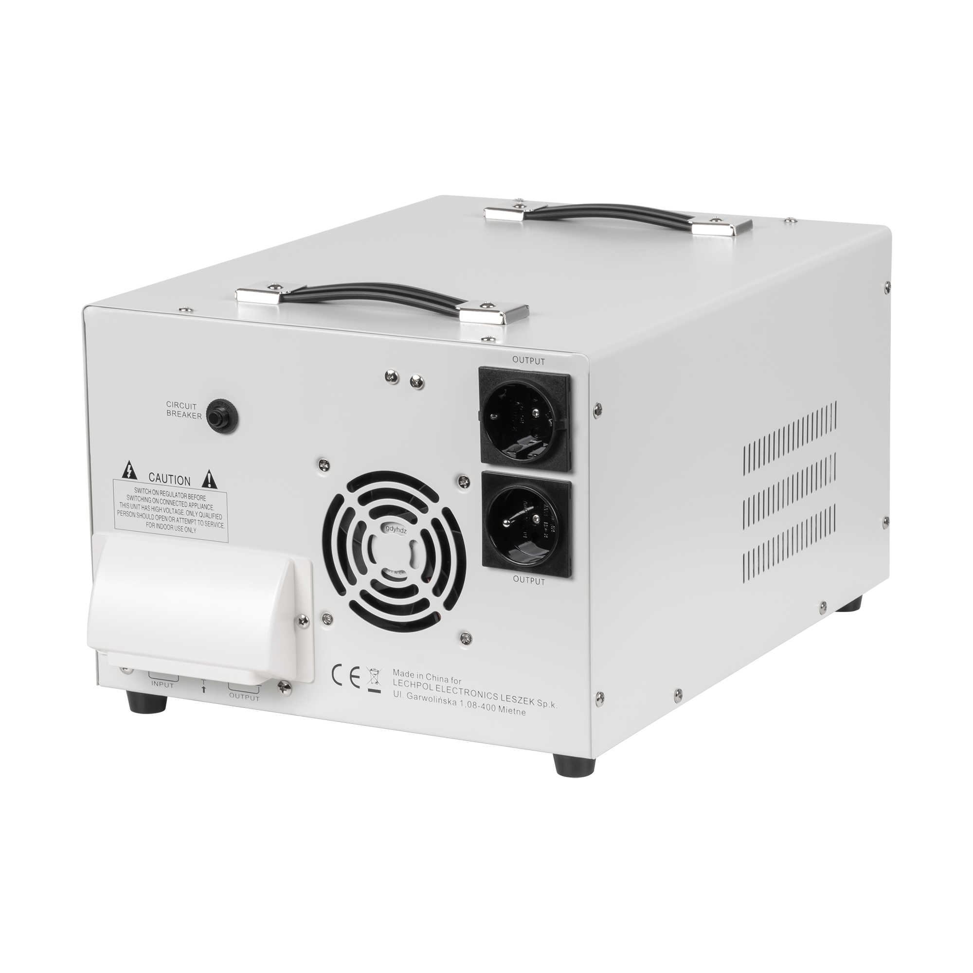 Automatyczny stabilizator napięcia KEMOT MSER-10000 (10000 VA, serwomotor) - obrazek 2