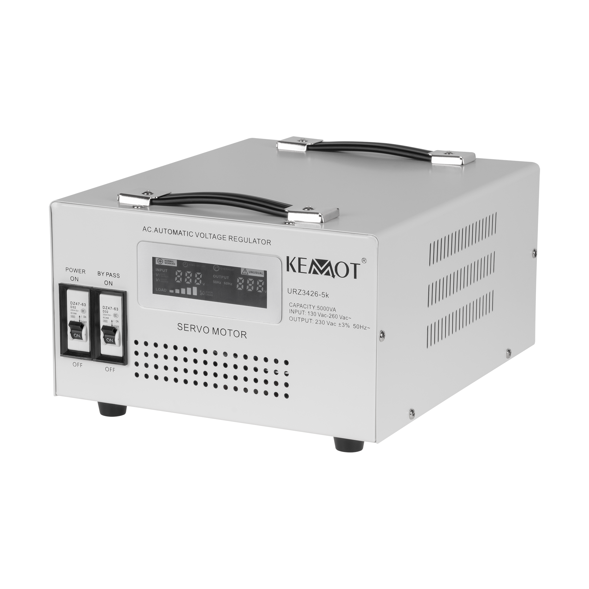 Automatyczny stabilizator napięcia KEMOT MSER-5000 (5000 VA, serwomotor)