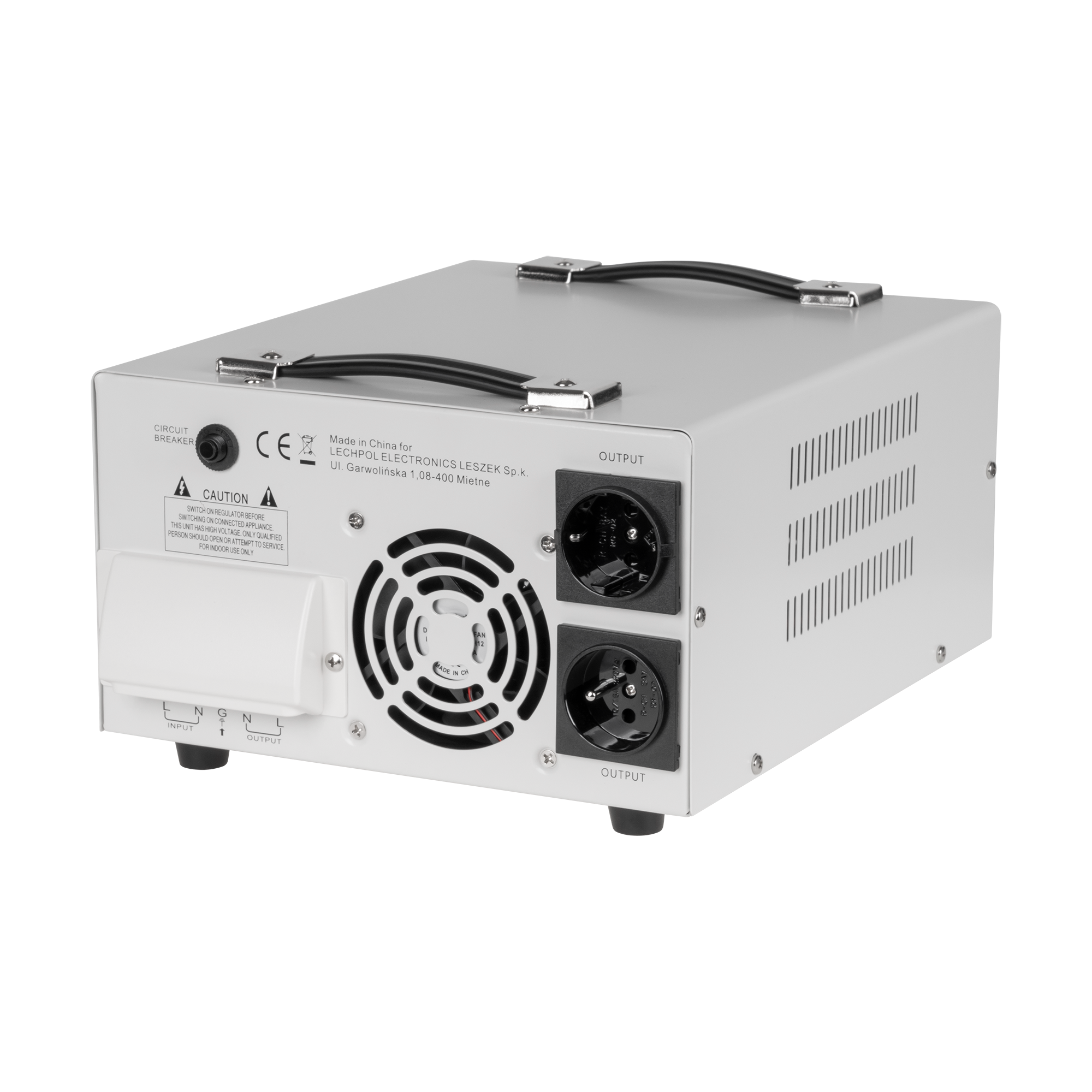 Automatyczny stabilizator napięcia KEMOT MSER-5000 (5000 VA, serwomotor) - obrazek 2