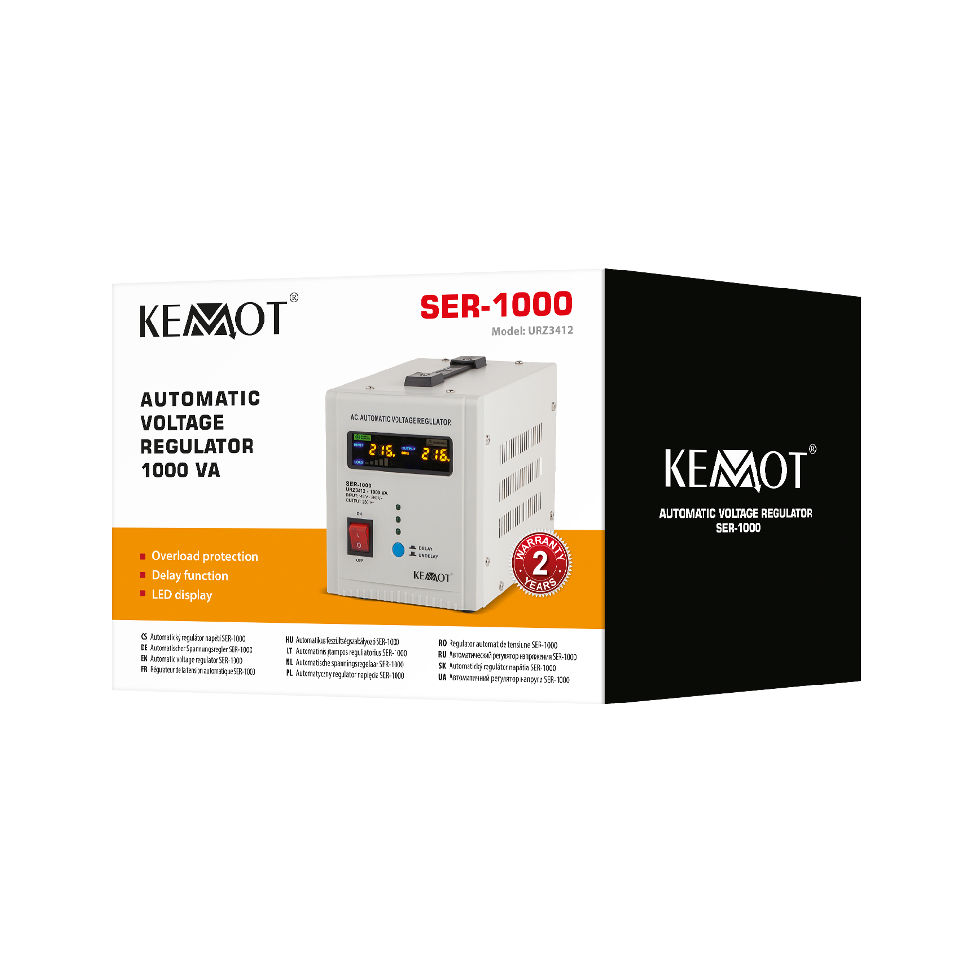 Automatyczny stabilizator napięcia KEMOT SER-1000 - obrazek 5