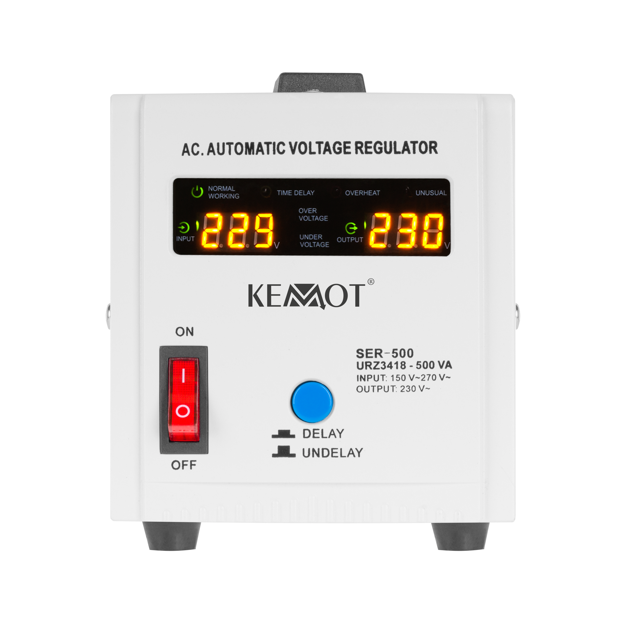 Automatyczny stabilizator napięcia KEMOT SER-500 - obrazek 2