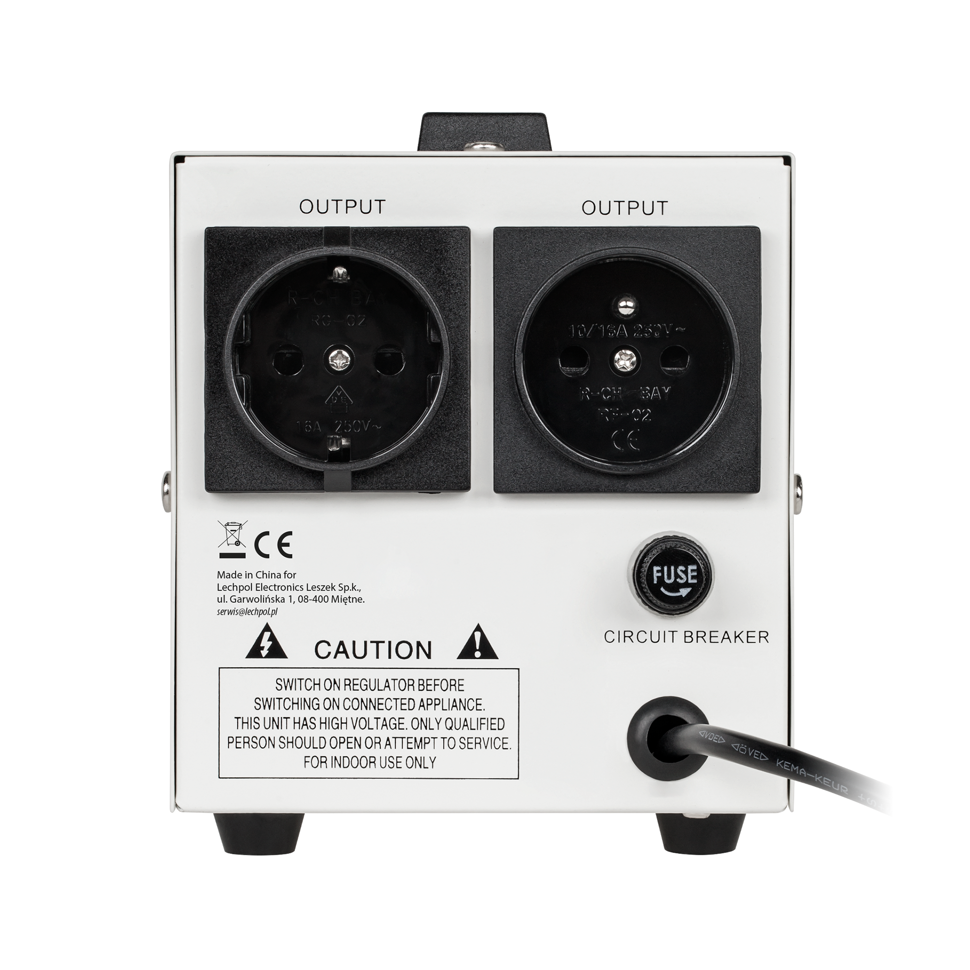 Automatyczny stabilizator napięcia KEMOT SER-500 - obrazek 3