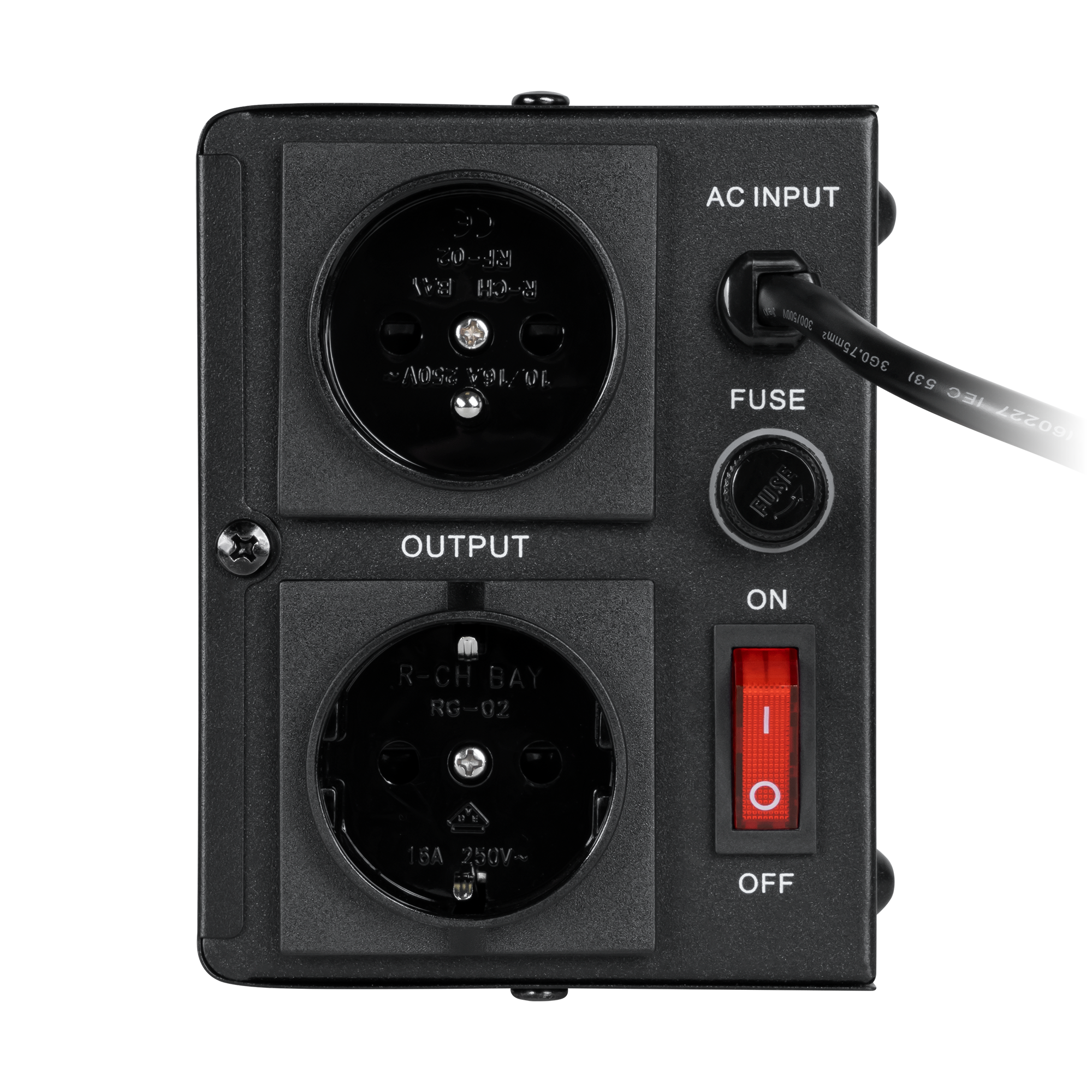 Automatyczny stabilizator napięcia KEMOT SER-500-W , precyzja 8% - obrazek 4