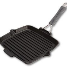 Patelnia grillowa STAUB IRON 40509-344-0 żeliwna 24 cm Czarny