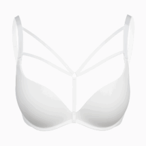 Ozdobne ramiączka do biustonosza MIA WHITE RA007