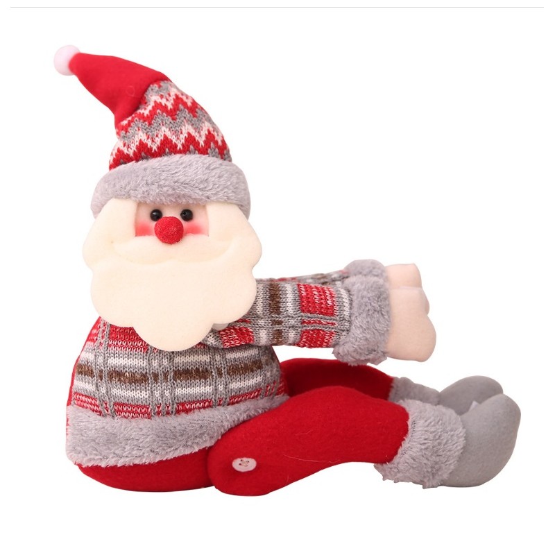 Mikołaj krasnal świąteczny Boże Narodzenie na Rzep 34 cm Wzory Norweskie KSN38 - obrazek 4