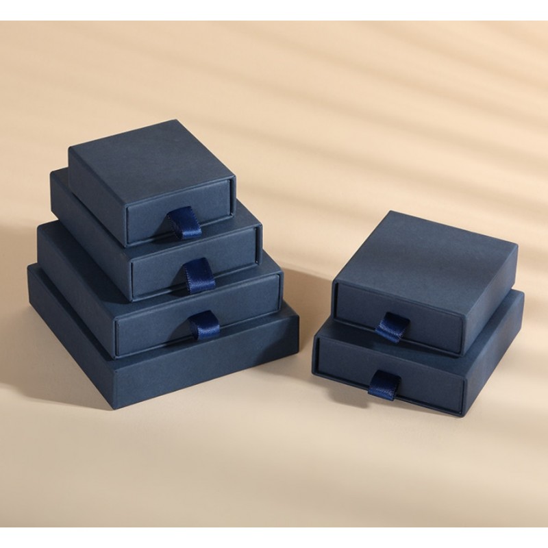 PUDEŁKO OZDOBNE NA BIŻUTERIĘ, kolczyki, pierścionek 3,5 x 5,3 x 5,3 cm PDOZ11GRAN - obrazek 4