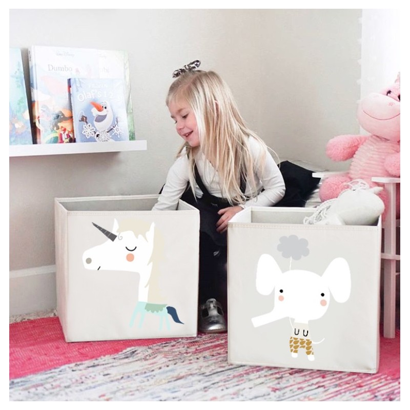 Pojemnik na zabawki sztywny, BOHO, piesek 33x33x33cm OR103WZ1 - obrazek 2