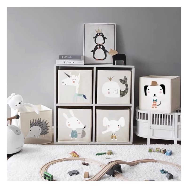 Pojemnik na zabawki sztywny, BOHO, piesek 33x33x33cm OR103WZ1 - obrazek 3