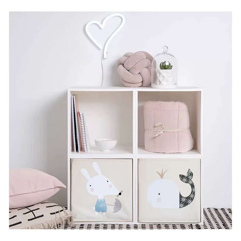 Pojemnik na zabawki sztywny, BOHO, piesek 33x33x33cm OR103WZ1 - obrazek 4