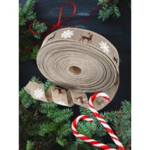 Taśma świąteczna Bożonarodzeniowa 5cm x 2m KSN134