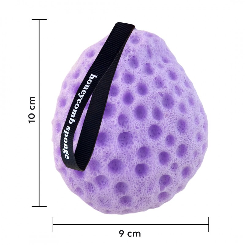 Gąbka Plaster miodu do mycia ciała na mokro 10 cm delikatny peeling GB03FIO - obrazek 2