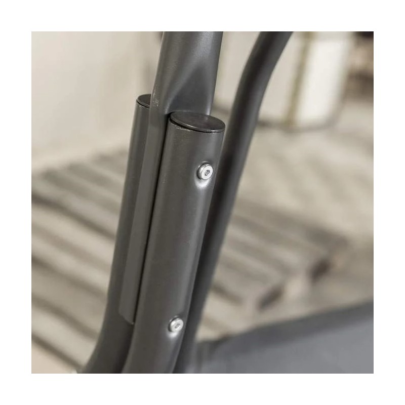 Huśtawka ogrodowa 3-osobowa z baldachimem i 2 poduszkami, zielona HO01ZIE - obrazek 5