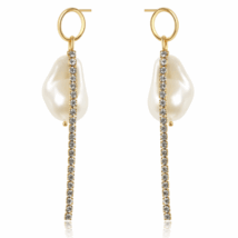 Kolczyki ze stali szlachetnej pozłacanej KST3002