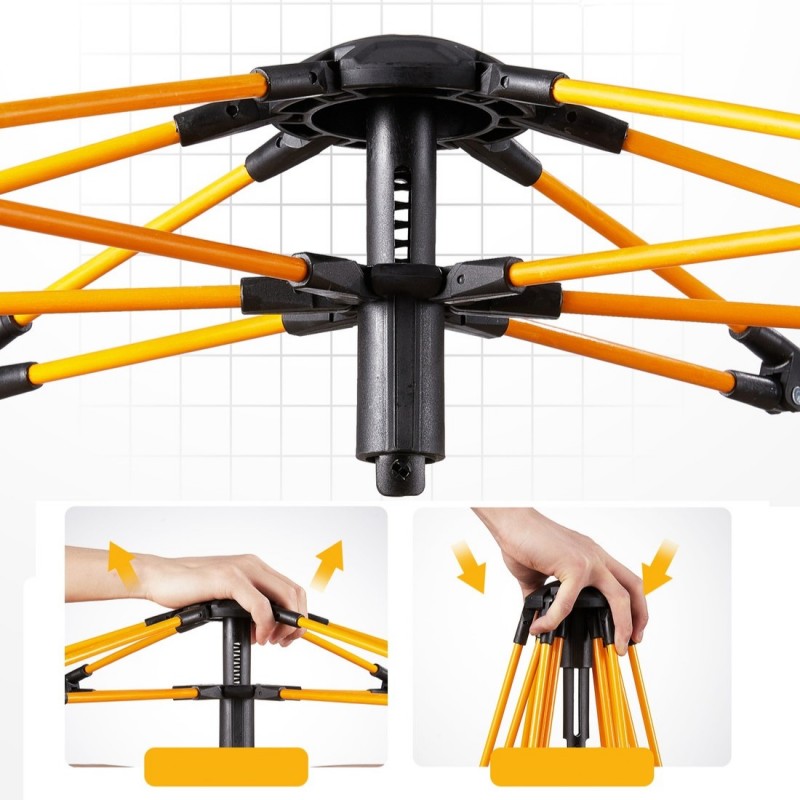 Namiot kempingowy składany 2-3 osobowy 200x140x115cm BAL12ZIE - obrazek 4