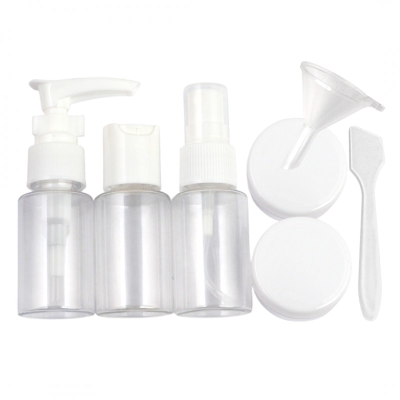 Zestaw pojemniczków i akcesoriów podróżnych 7w1 KS122B - obrazek 2