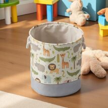 Pojemnik na zabawki kosz, worek na pranie, organizer zwierzątka 40x35cm OR113