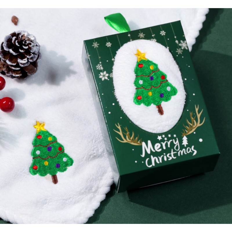 Ręcznik świąteczny motyw CHOINKA 35x35cm REC59WZ2 - obrazek 2