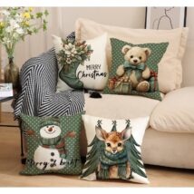 Poszewka na poduszkę 45 x 45 cm motyw świąteczny BOHO POD200