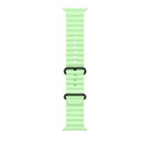 Apple Pasek 49mm Neon Żółty Ocean Band – Tytanowy Czarny