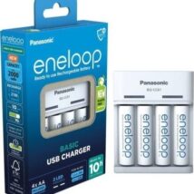 ŁADOWARKA PANASONIC BASIC USB + 4x AA ENELOOP 2000 mAh