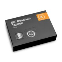 Bloki wodne EK EK-Quantum Torque STC 10/16 – opakowanie 6 szt., srebrne