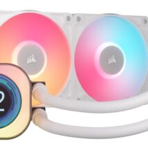 Corsair iCUE LINK TITAN 240 RX LCD Procesor Chłodnica cieczy all-in-one 12 cm Biały 1 szt.