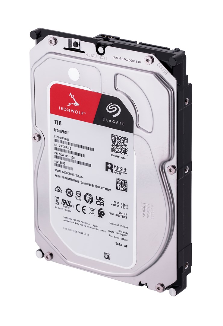 Dysk twardy HDD Seagate IronWolf 1TB 3,5" SATA ST1000VN008 - obrazek 3