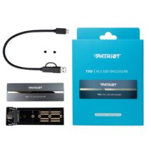 Patriot TXD obudowa USB3.2 do SSD M.2 NVMe 1.3, do 8TB – Aluminium