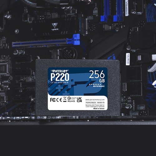 SSD Patriot P220 256GB SATA3 2,5" - obrazek 3