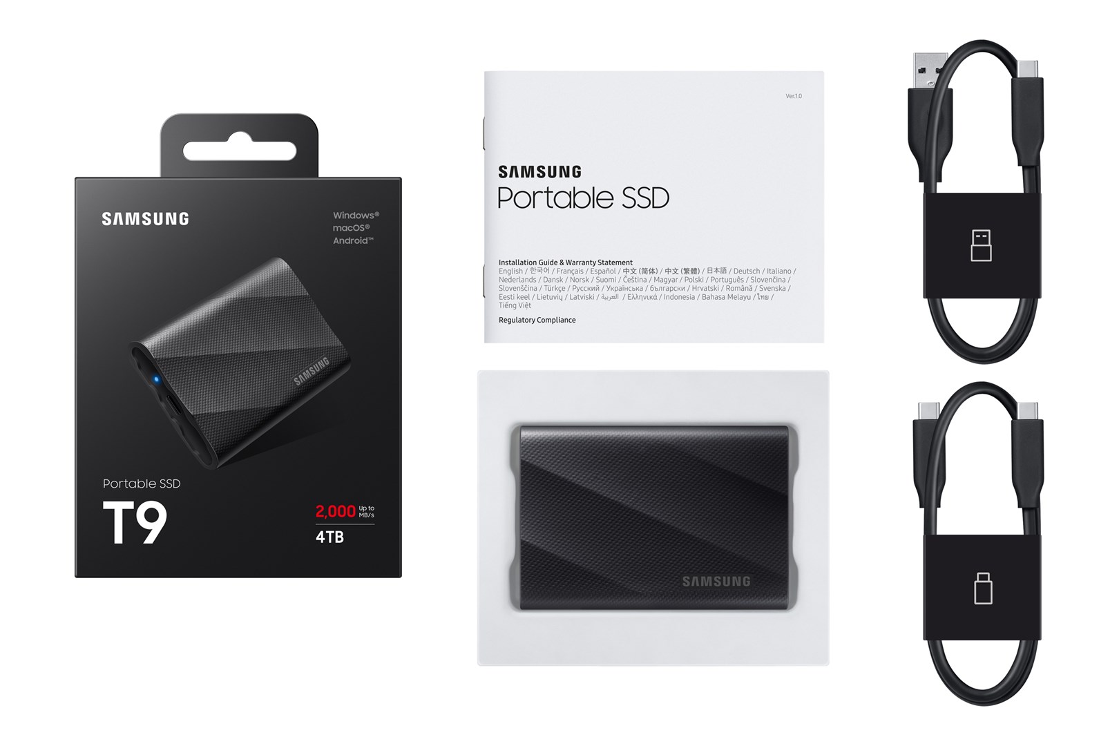 Dysk SSD Samsung T9 4TB MU-PG4T0B/EU - obrazek 3