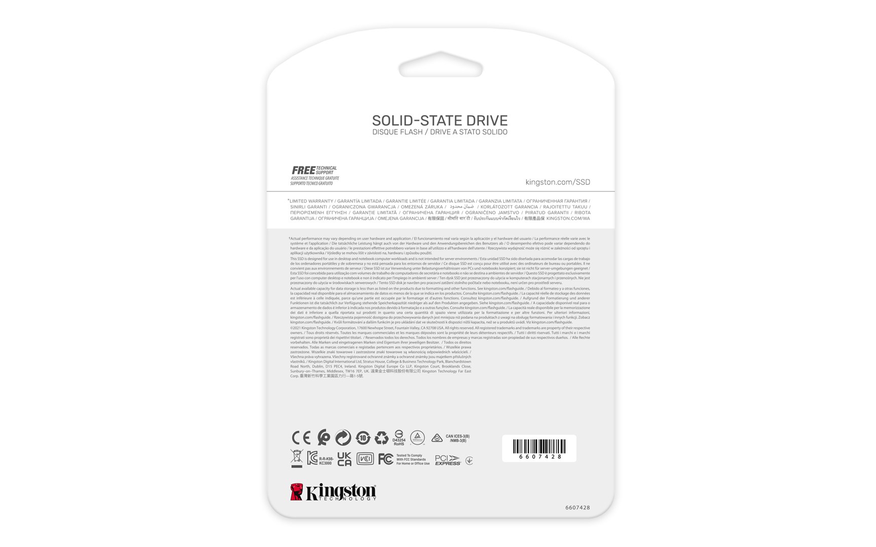 Dysk SSD Kingston KC3000 (2TB; M.2 2280; PCIe 4.0 x4 NVMe; SKC3000D/2048G) - obrazek 3