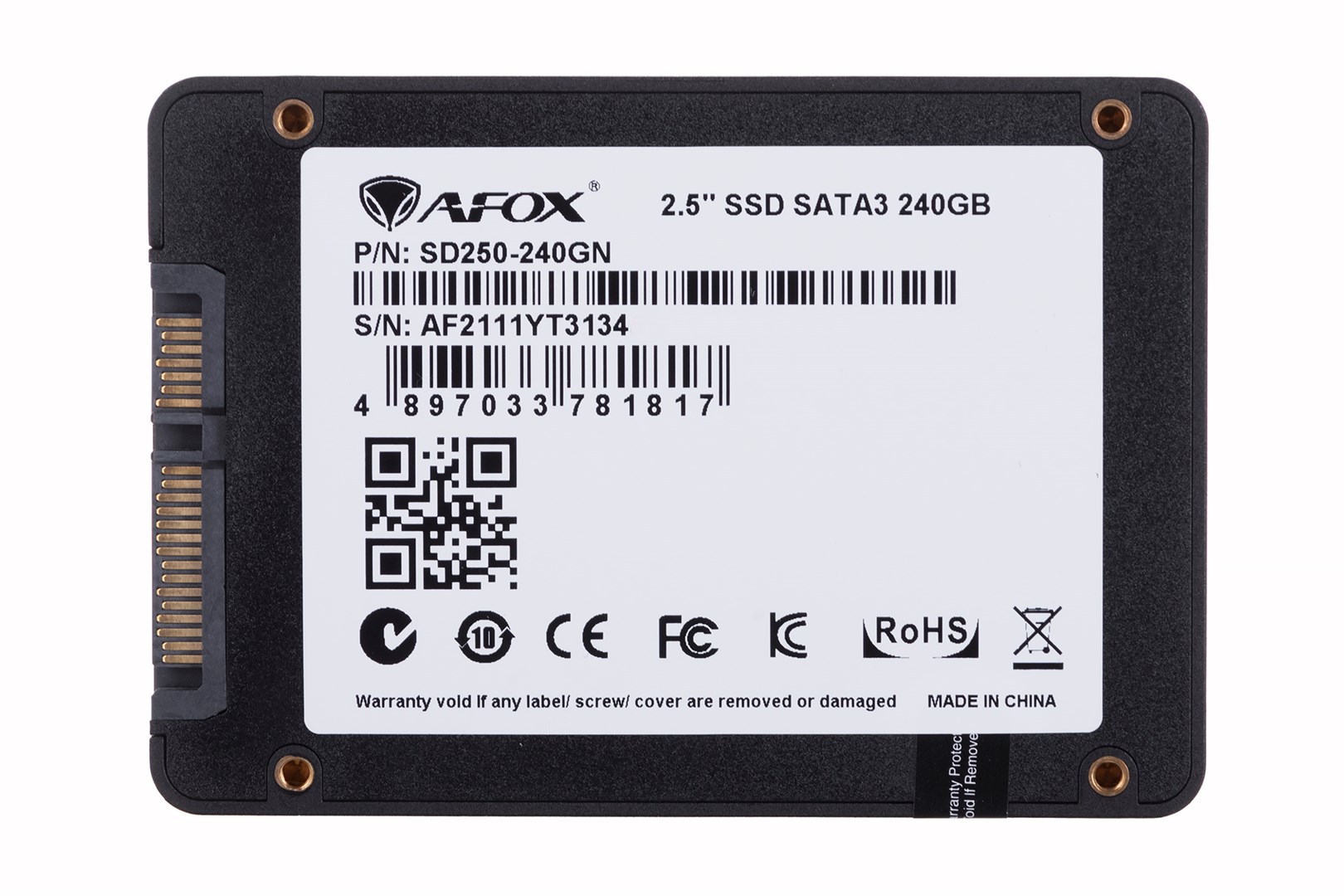 AFOX SSD 240GB TLC 555 MB/S SD250-240GN - obrazek 4