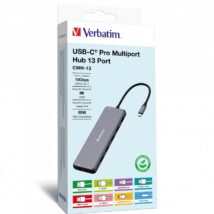 Stacja/replikator Verbatim CMH-13 USB-C (32153)